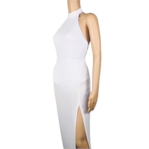 SONG OF STYLE Backless Bodycon Dress Women XS Attach Bodysuit Mesh Fairy Boho - Picture 6 of 12